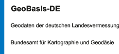 Bild zeigt das Logo der Zentralen Stelle Geotopographie Bild zeigt das Logo der Zentralen Stelle Geotopographie