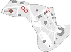 Bild zeigt die Lage der Tiltmeter Bild zeigt die Lage der Tiltmeter