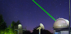 Bild zeigt das Wettzell Laser Ranging System (WLRS) Bild zeigt das Wettzell Laser Ranging System (WLRS)